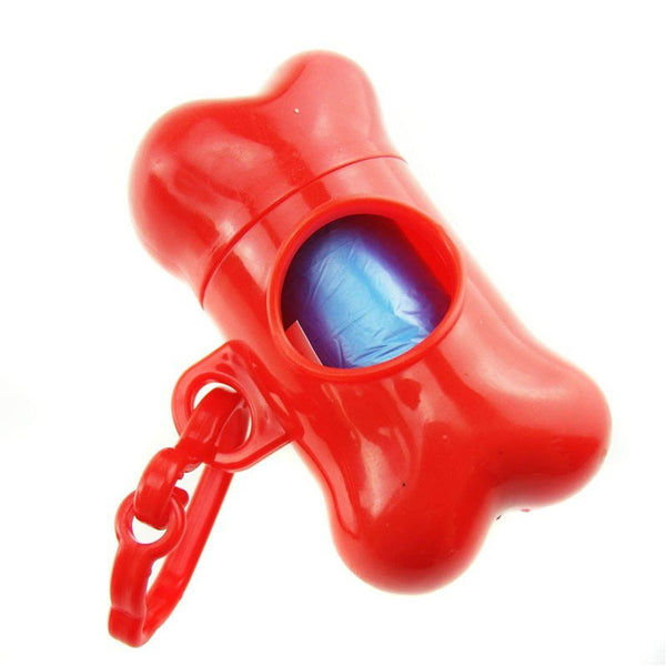 1 PCS Pet Dog Bags Dispenser Bone Type Case For pet Waste Bags Products for Dogs Wholesale Retail Pet Product Supplies Pets